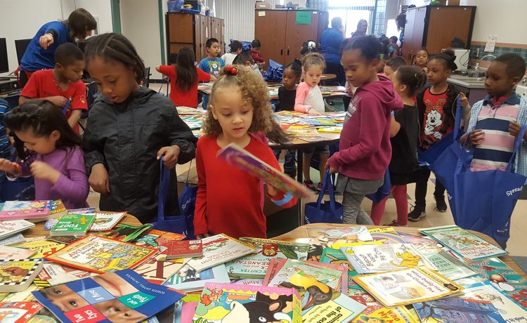 Kids with Books